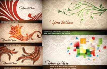 A touch of elegance banner vector background