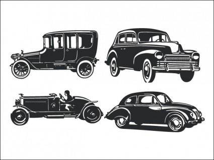 
								Old Car Silhouettes							