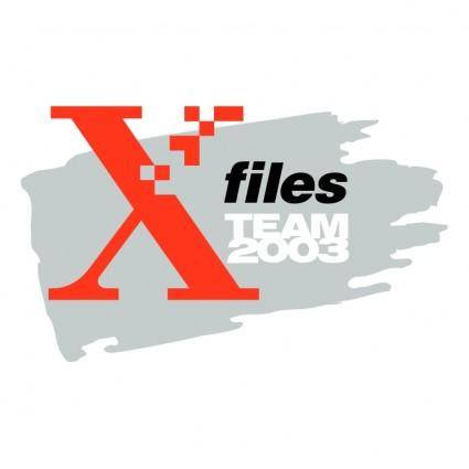 Xerox x filesteam 2003