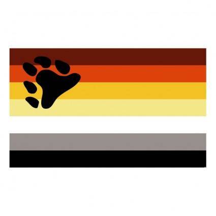 The international bear brotherhood flag