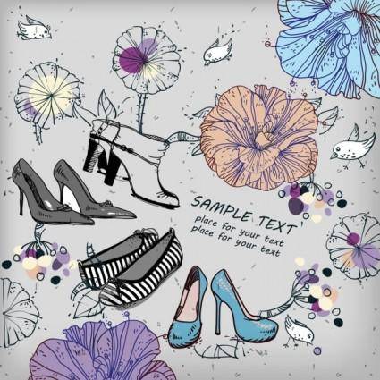 Shoes fashion illustrator 01 vector