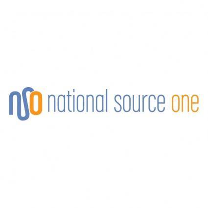 National source one