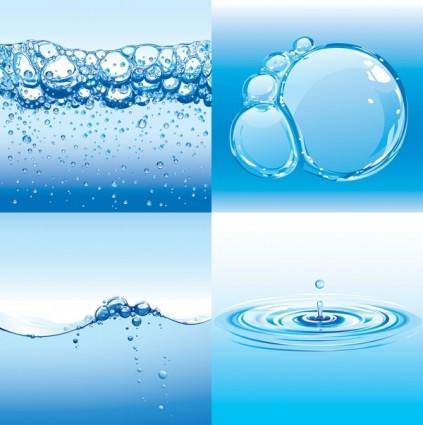 Water theme vector
