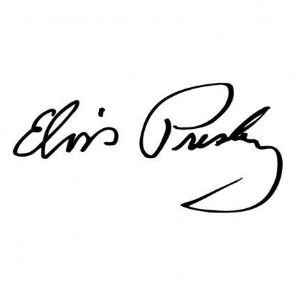 Elvis presley signature