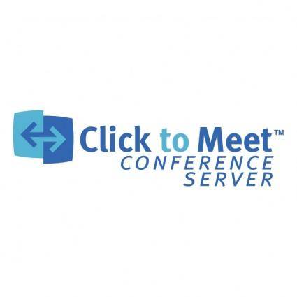 Click to meet conference server