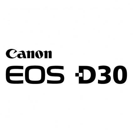 Canon eos d30