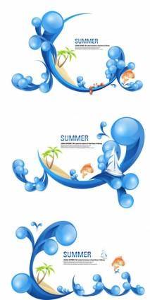 Special summer theme vector