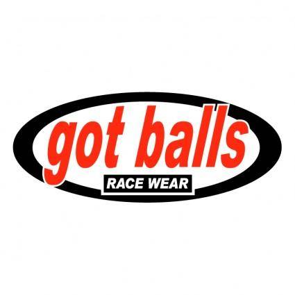 Got balls racewear
