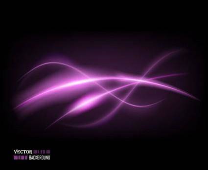 Colorful dynamic flow line 02 vector