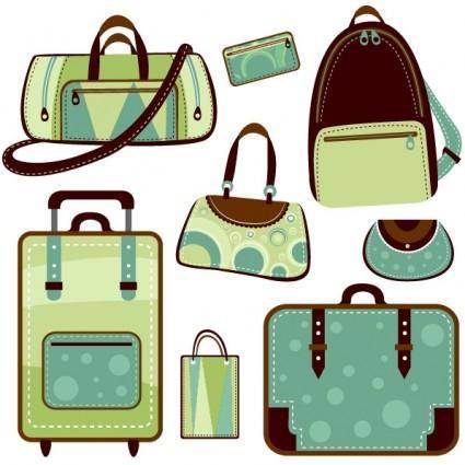 Variety of vector bags