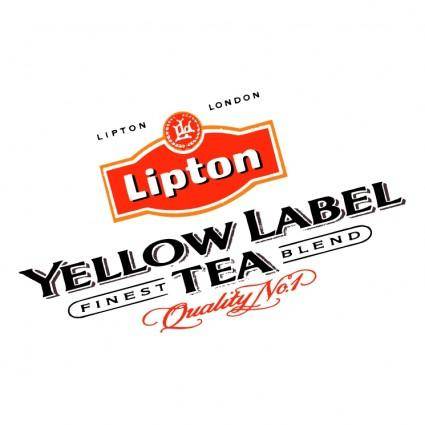 Yellow label tea