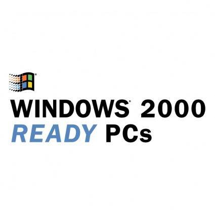 Windows 2000 ready pcs