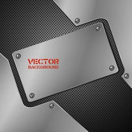Metallic stainless steel 01 vector