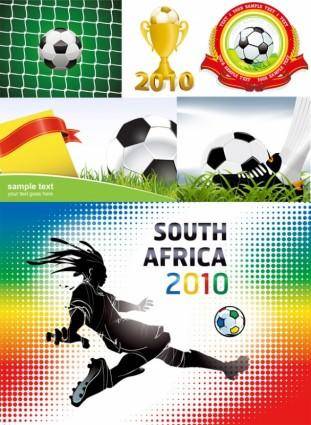 2010 south africa world cup album vector