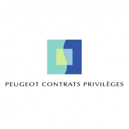 Peugeot contrats privileges