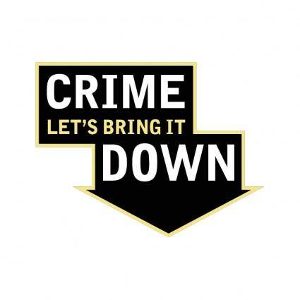 Crime lets bring it down