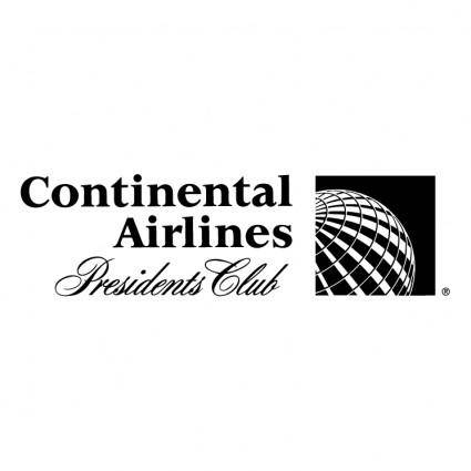 Continental airlines presidents club