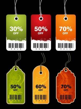 Discount sales tag vector