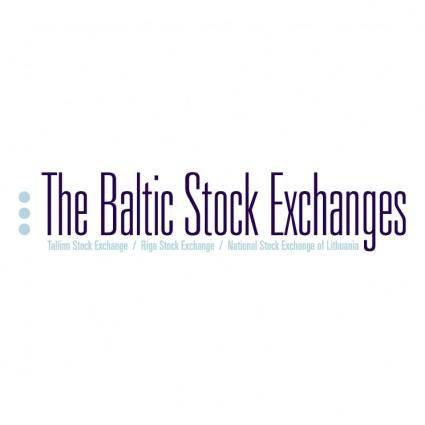 The baltic stock exchanges
