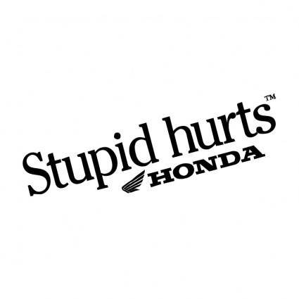 Stupid hurts