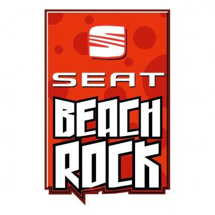 Seat beach rock