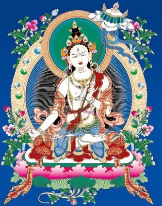 Thangka goddess ai vector white canopy not toll switch