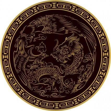 Classical dragon vector round