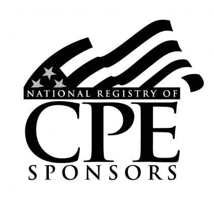 National registry of cpe sponsors