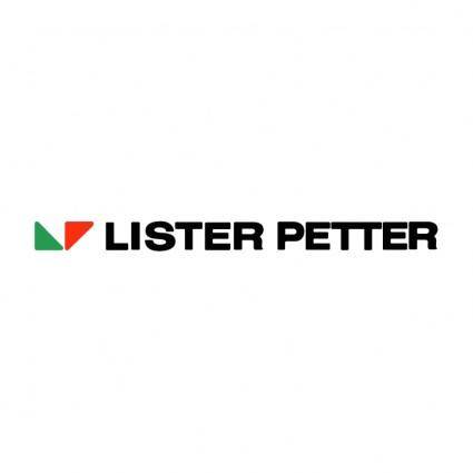 Lister petter