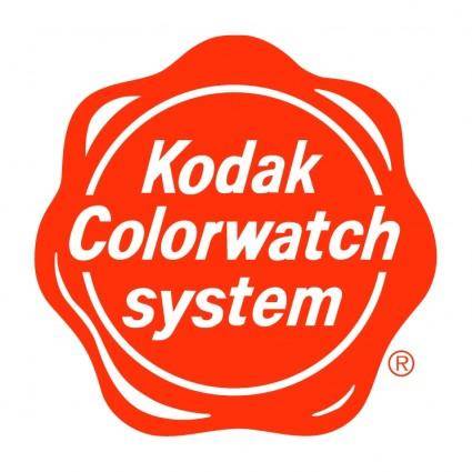 Kodak colorwatch system