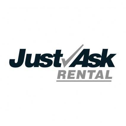 Just ask rental