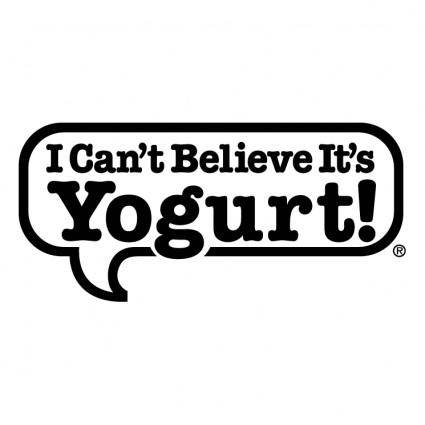 I cant believe its yogurt