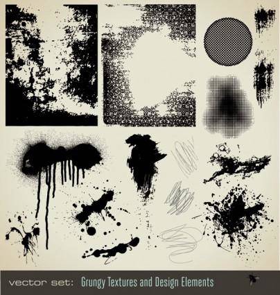 Ink dots texture vector