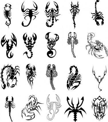 Scorpion totem vector