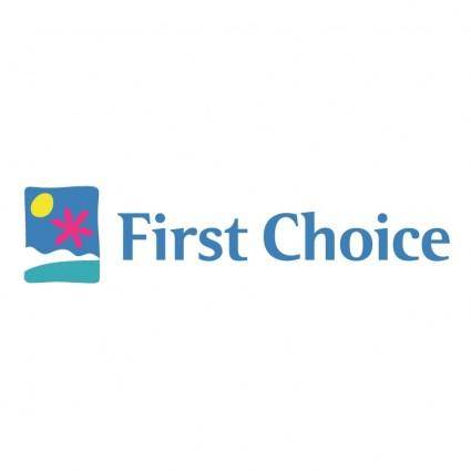 First choice