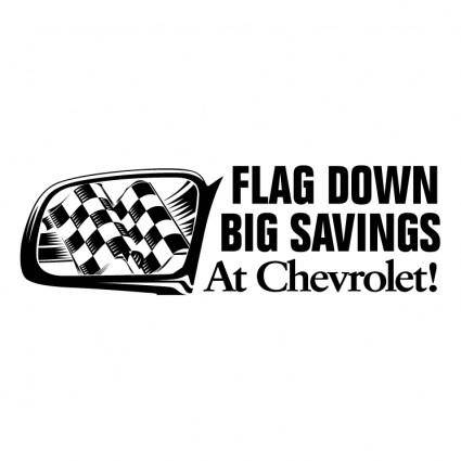 Chevrolet flag down big savings