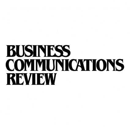 Business communications review