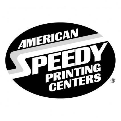 American speedy printing centers