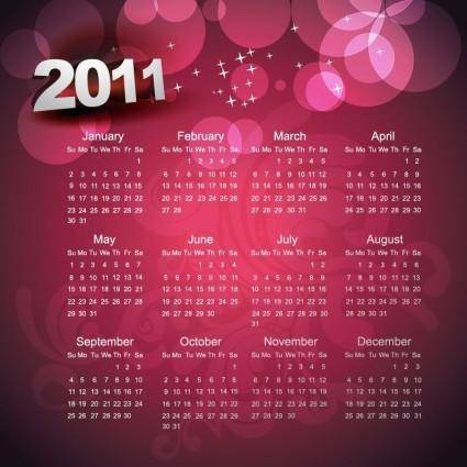 Calendar 2010 Printable Vector Template