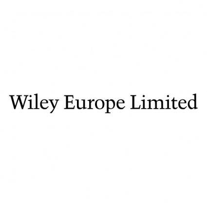 Wiley europe limited
