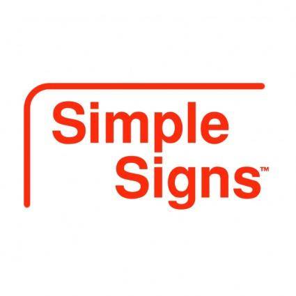 Simple signs