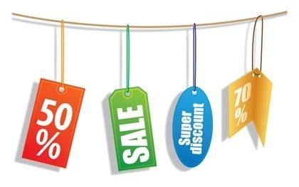 Sales Tags Free Vector