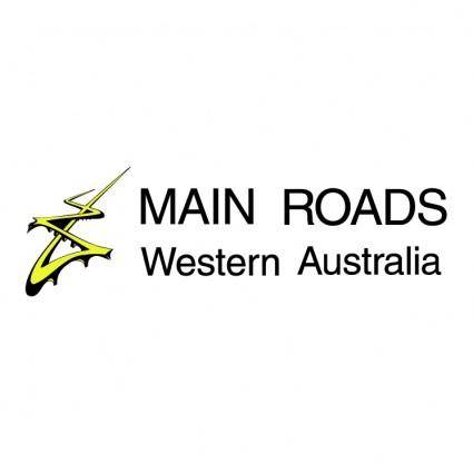 Main roads
