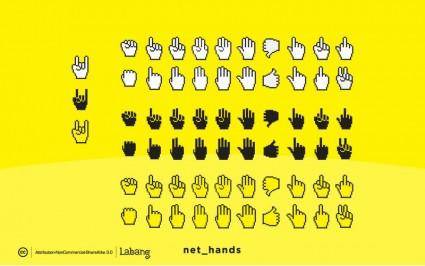 Net Hands Vectors