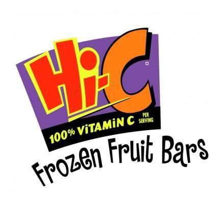 Hi c frozen fruit bars