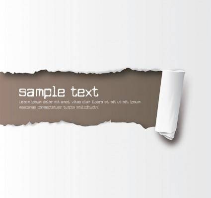 Free Ripped Paper Vector