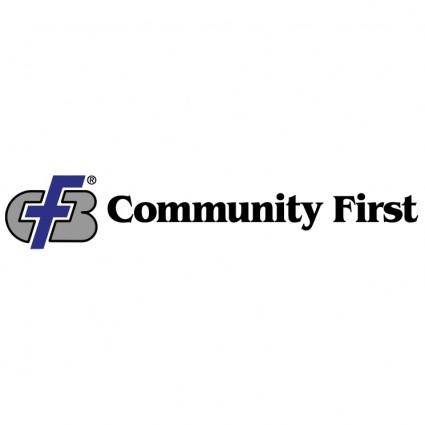 Community first