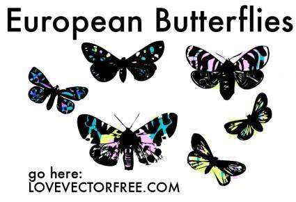 Stained Glass Butterflies by LVF