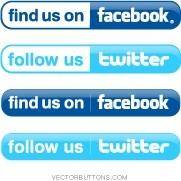 Simple Facebook and Twitter Buttons