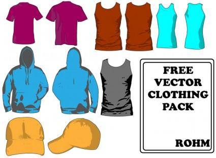 Clothing templates pack
